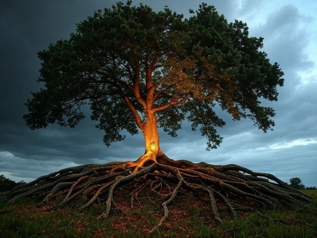 Laat de stormen komen; jij bent geworteld in liefde