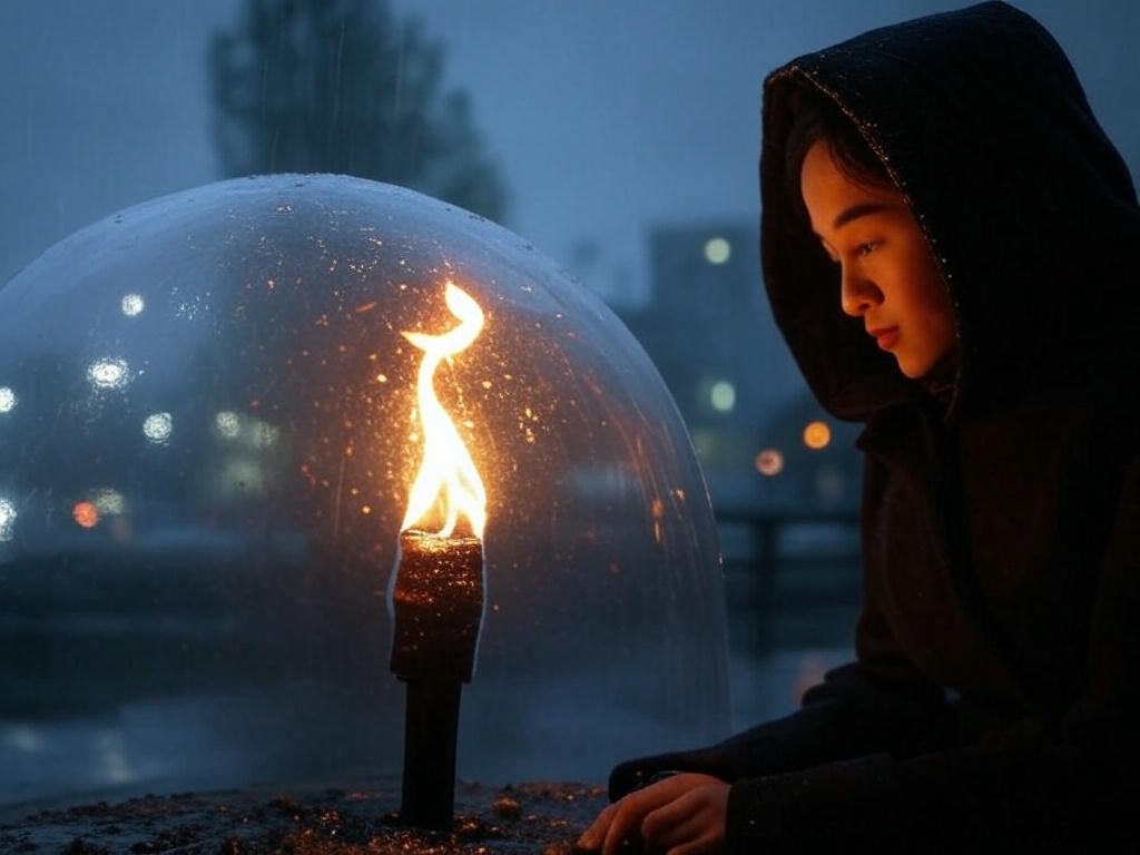 Je bent een vuurtje dat blijft branden, ook in de regen